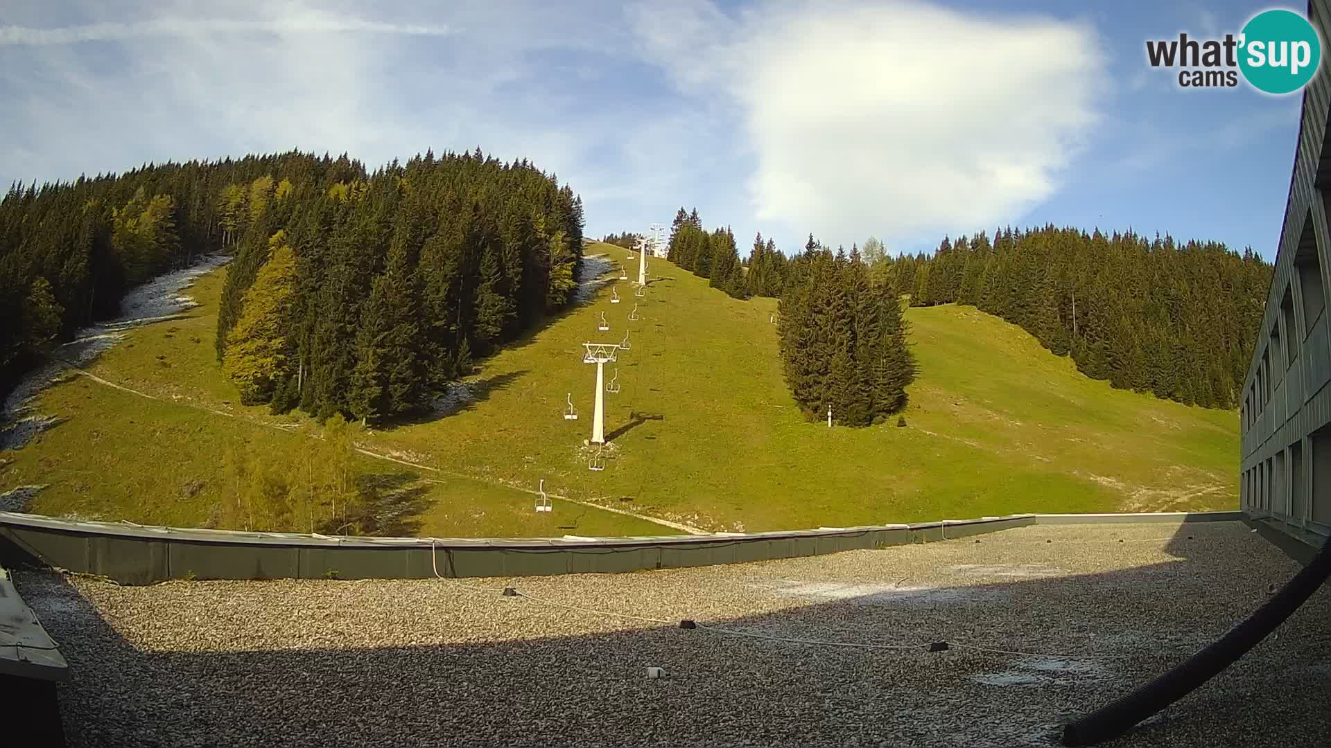 GOLTE skijalište web kamera – pogled na Medvedjak – Slovenija