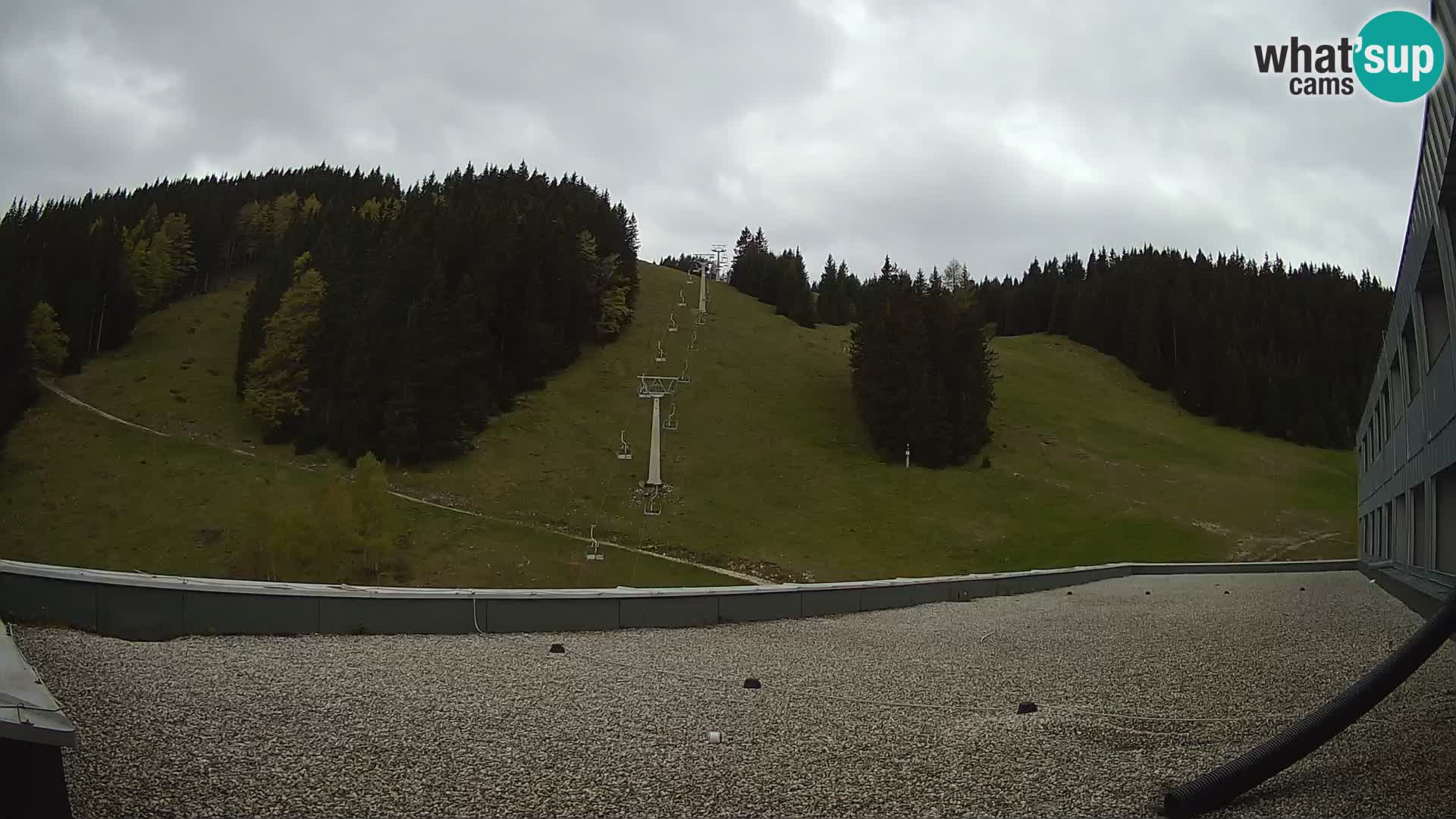 Cámara web en vivo de la estación de esquí GOLTE – vista a Medvedjak – Eslovenia