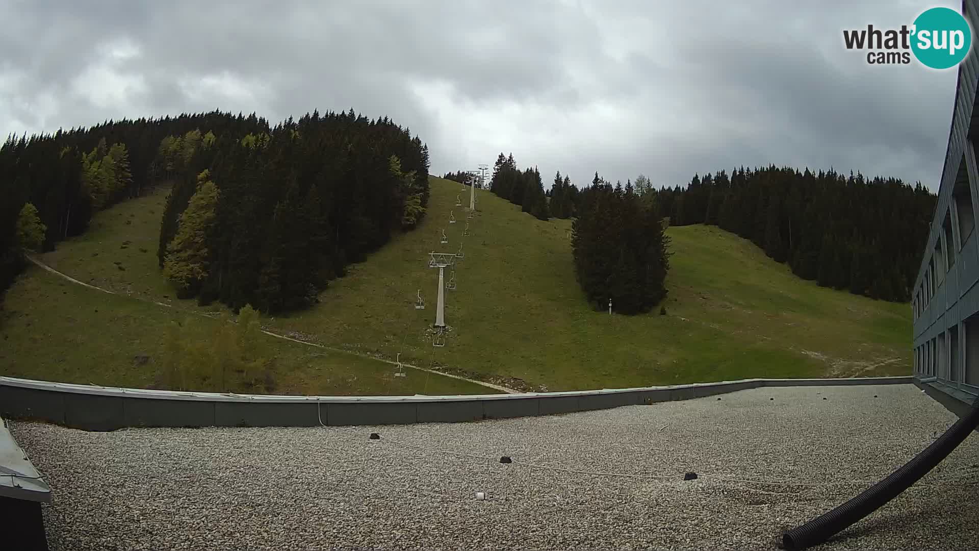 GOLTE Ski resort live webcam – view to Medvedjak – Slovenia