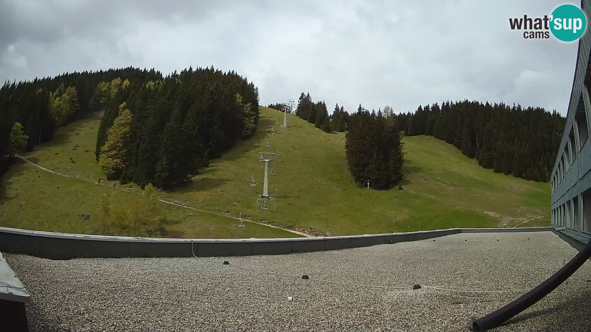 GOLTE skijalište web kamera – pogled na Medvedjak – Slovenija