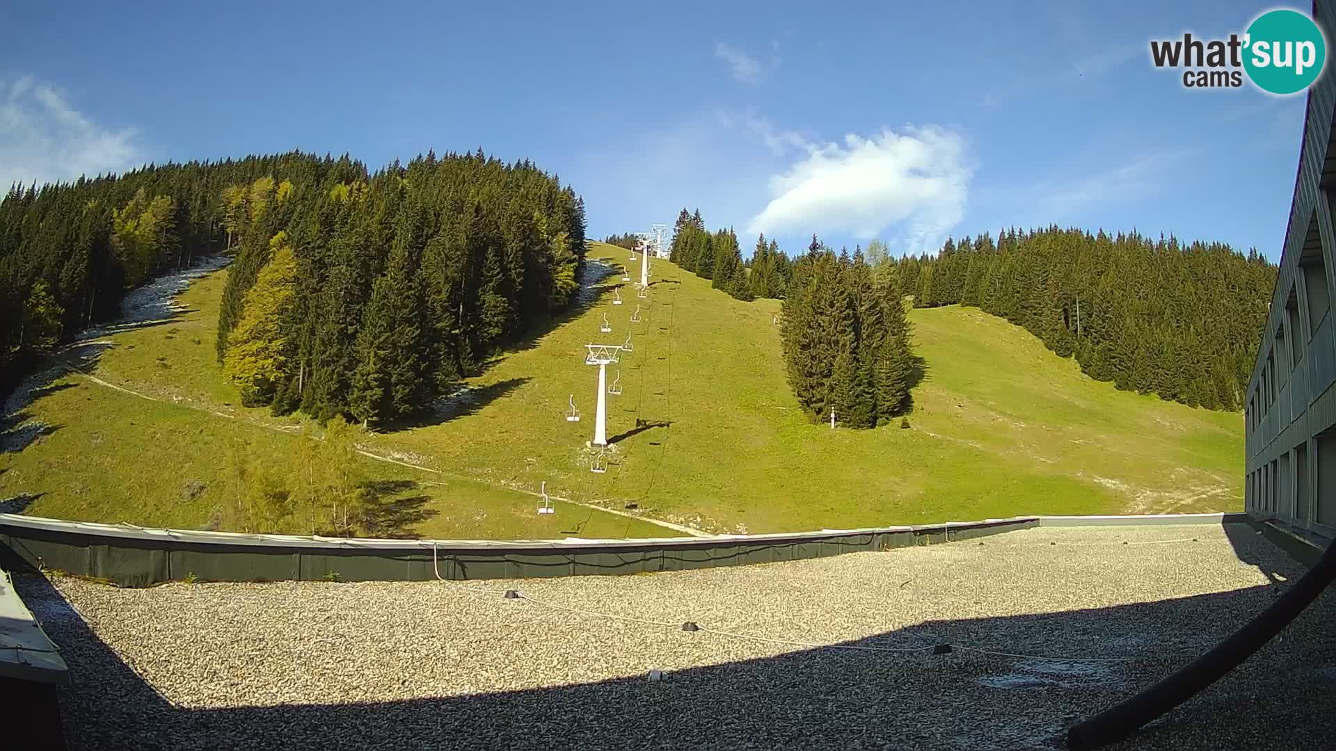 GOLTE Ski resort live webcam – view to Medvedjak – Slovenia