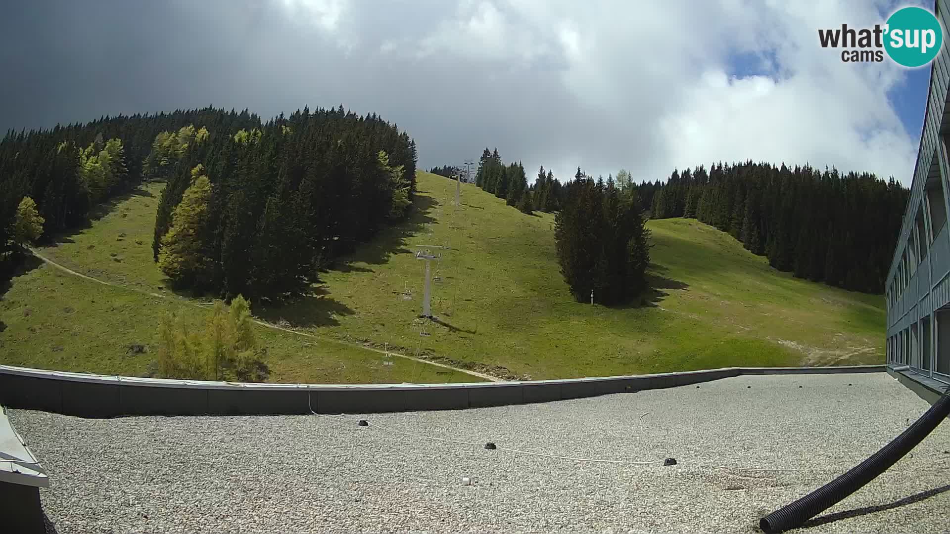 GOLTE skijalište web kamera – pogled na Medvedjak – Slovenija