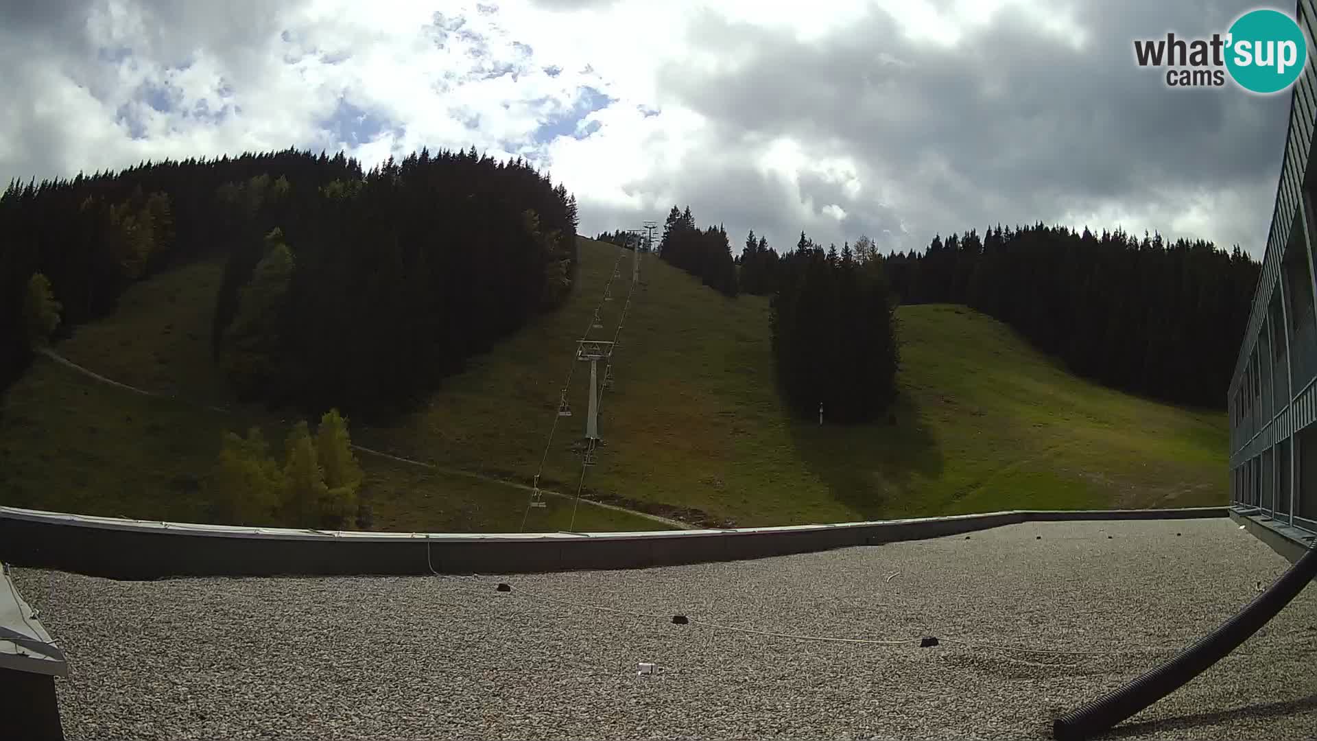 Cámara web en vivo de la estación de esquí GOLTE – vista a Medvedjak – Eslovenia