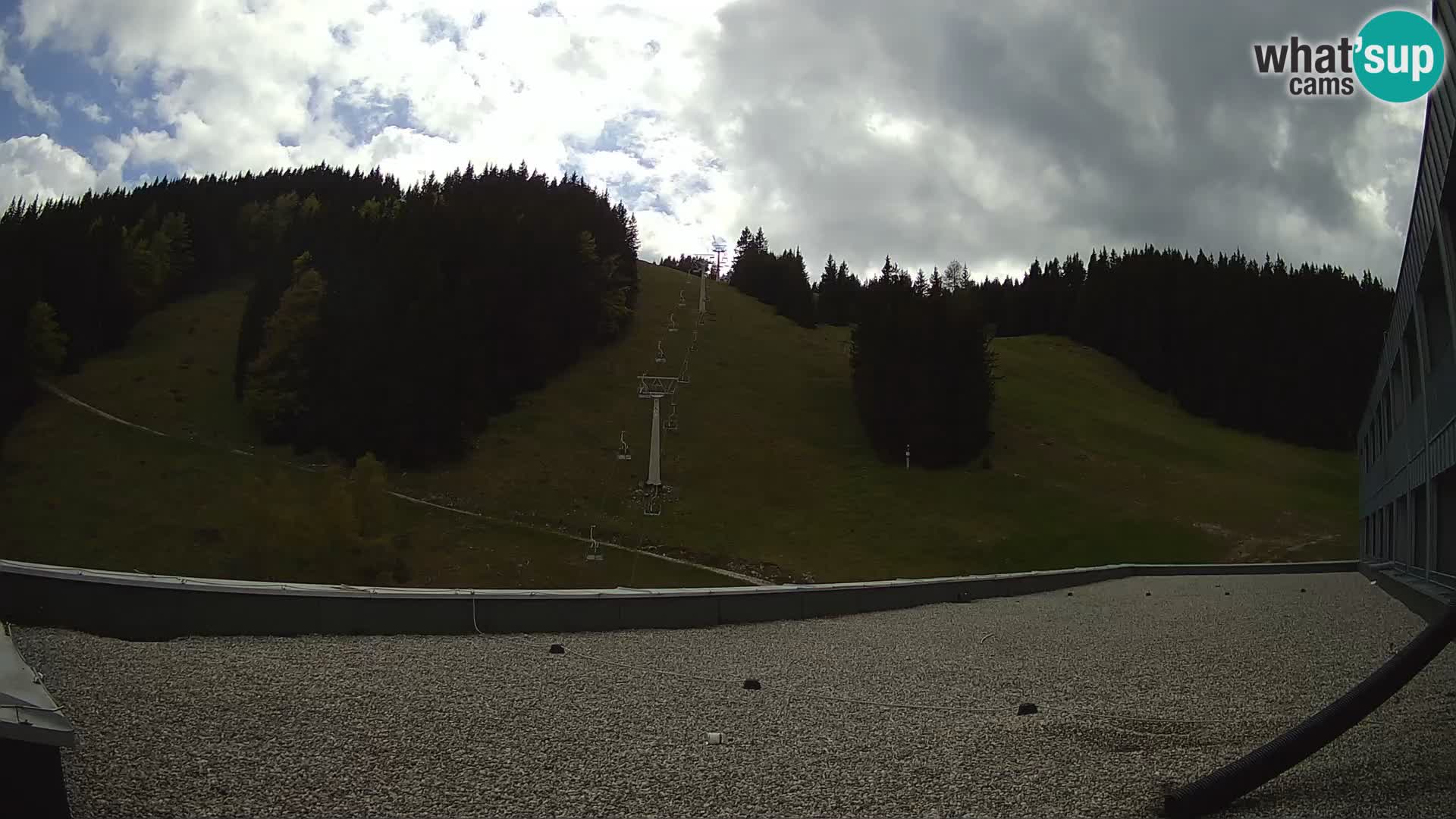 GOLTE skijalište web kamera – pogled na Medvedjak – Slovenija
