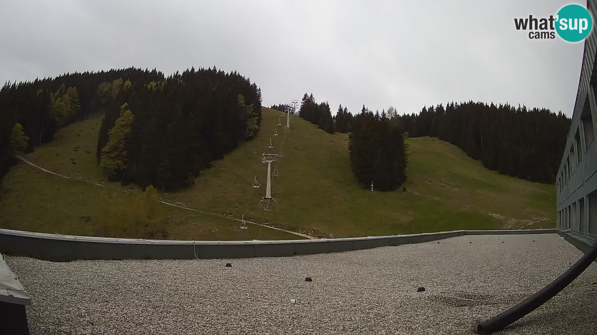 Cámara web en vivo de la estación de esquí GOLTE – vista a Medvedjak – Eslovenia