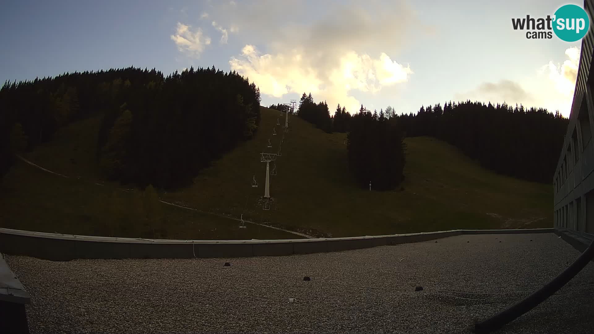 Cámara web en vivo de la estación de esquí GOLTE – vista a Medvedjak – Eslovenia