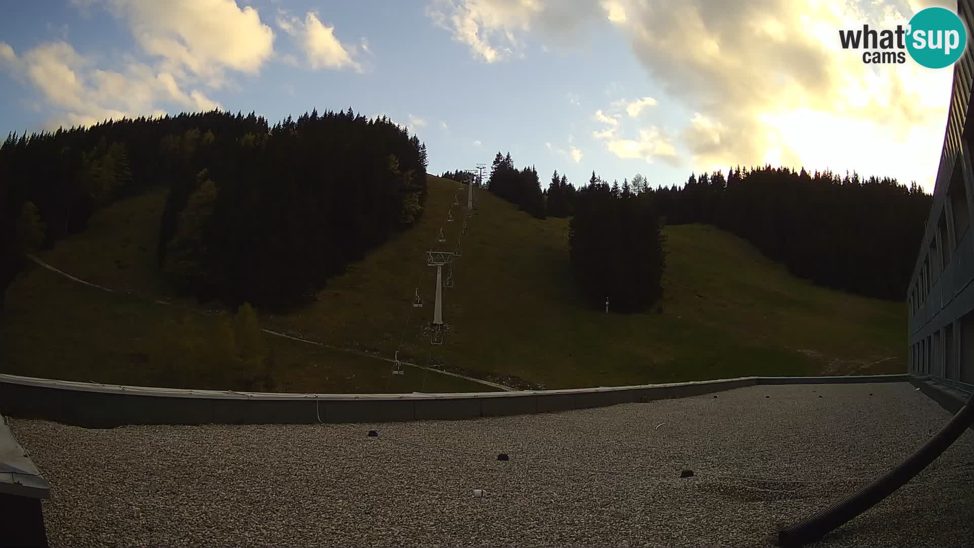 GOLTE skijalište web kamera – pogled na Medvedjak – Slovenija