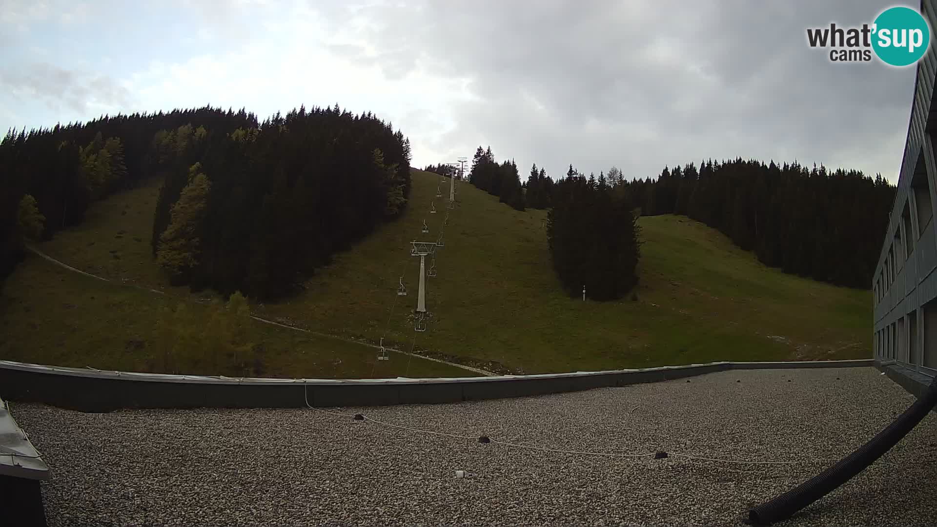 GOLTE Ski resort live webcam – view to Medvedjak – Slovenia