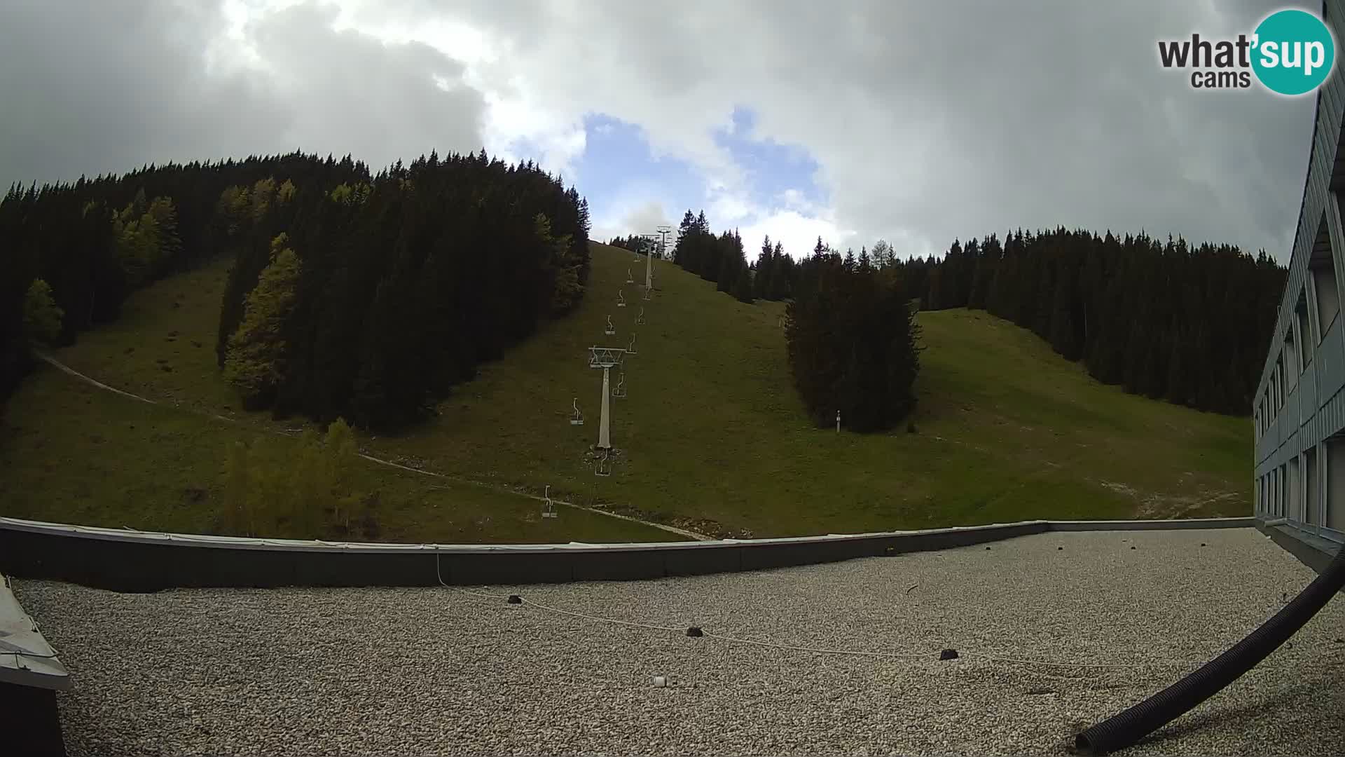 GOLTE Ski resort live webcam – view to Medvedjak – Slovenia