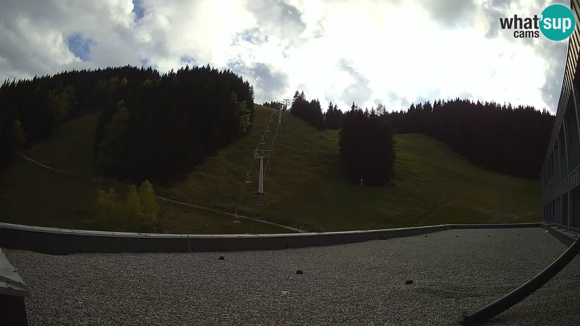 Cámara web en vivo de la estación de esquí GOLTE – vista a Medvedjak – Eslovenia