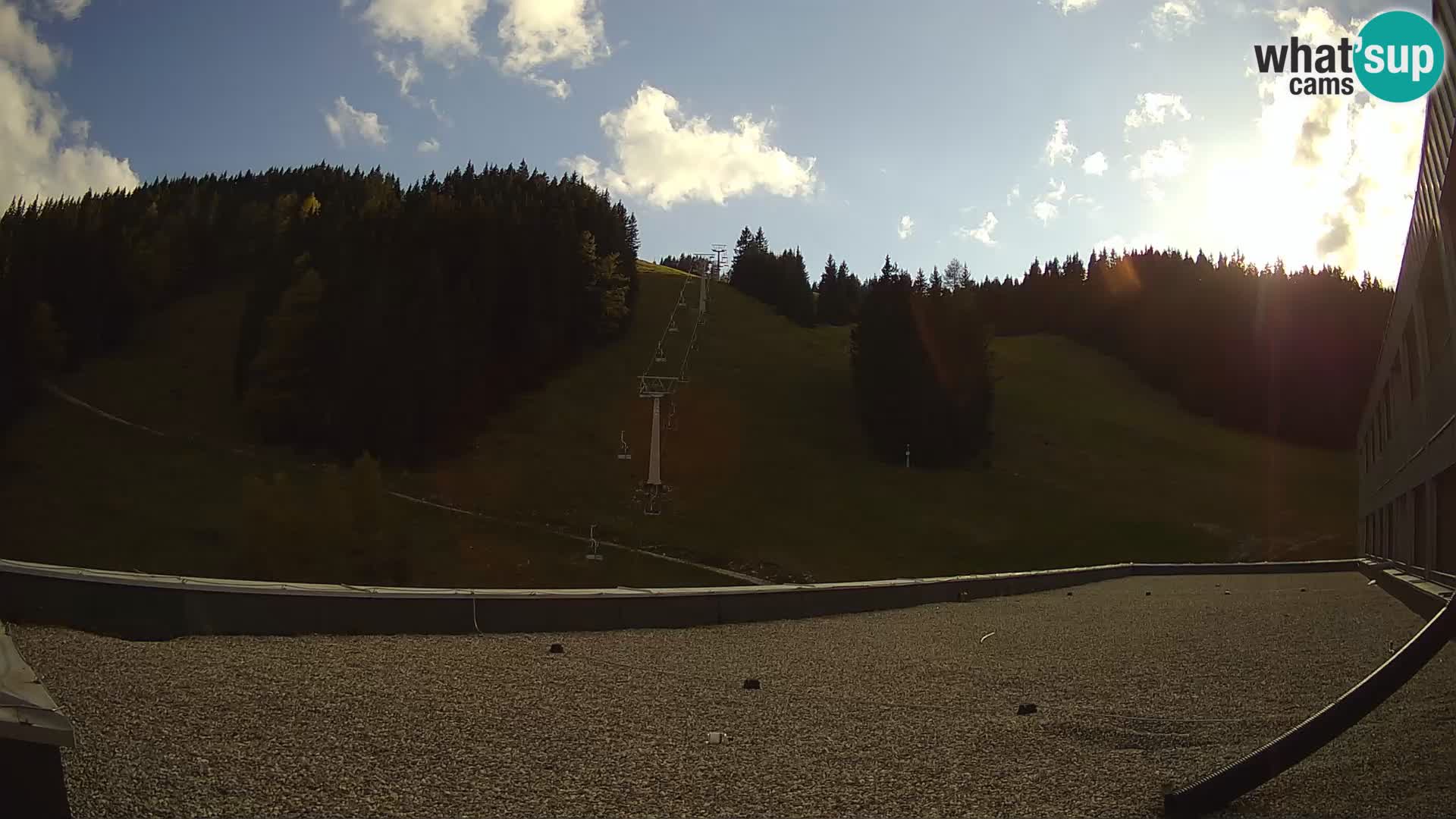 GOLTE skijalište web kamera – pogled na Medvedjak – Slovenija