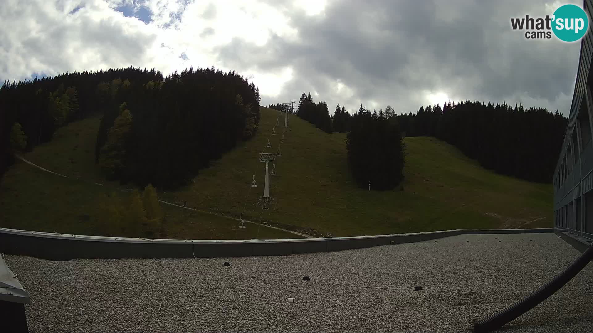 Cámara web en vivo de la estación de esquí GOLTE – vista a Medvedjak – Eslovenia