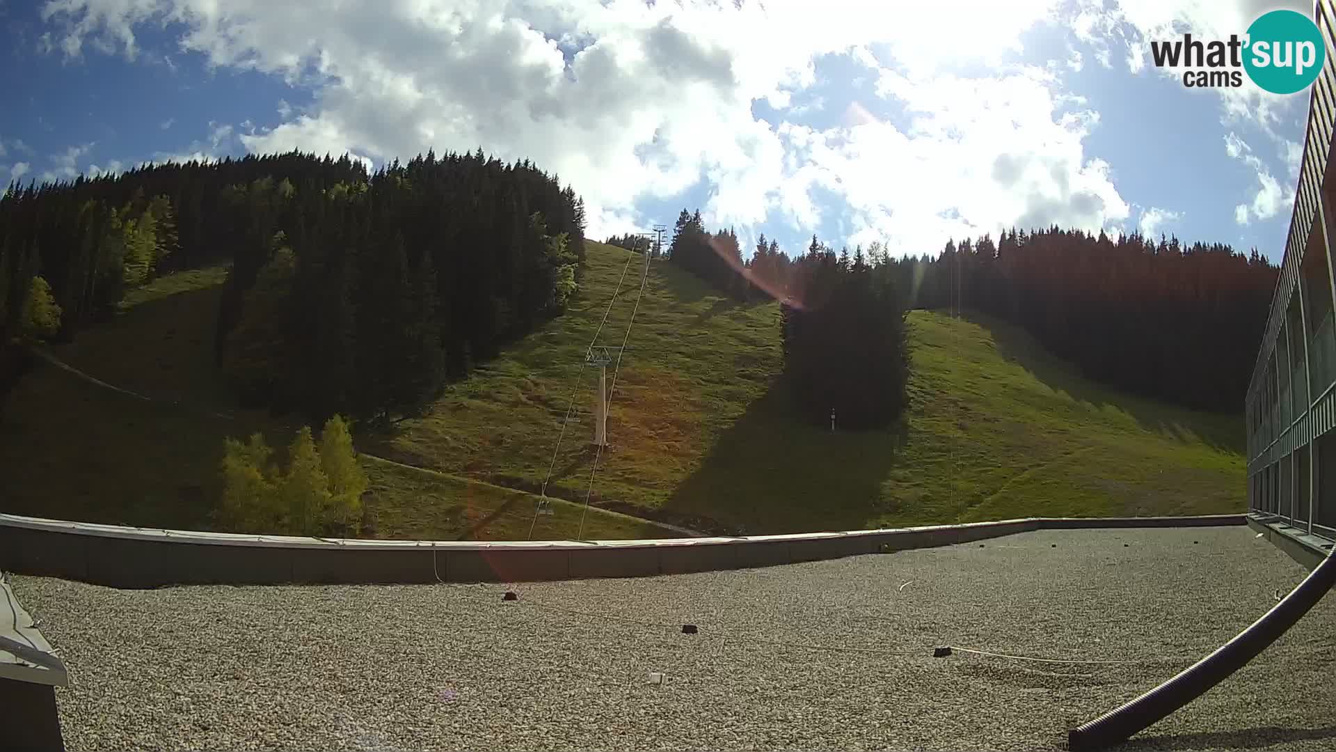 Cámara web en vivo de la estación de esquí GOLTE – vista a Medvedjak – Eslovenia