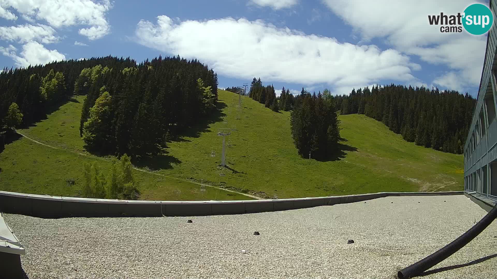 GOLTE Ski resort live webcam – view to Medvedjak – Slovenia