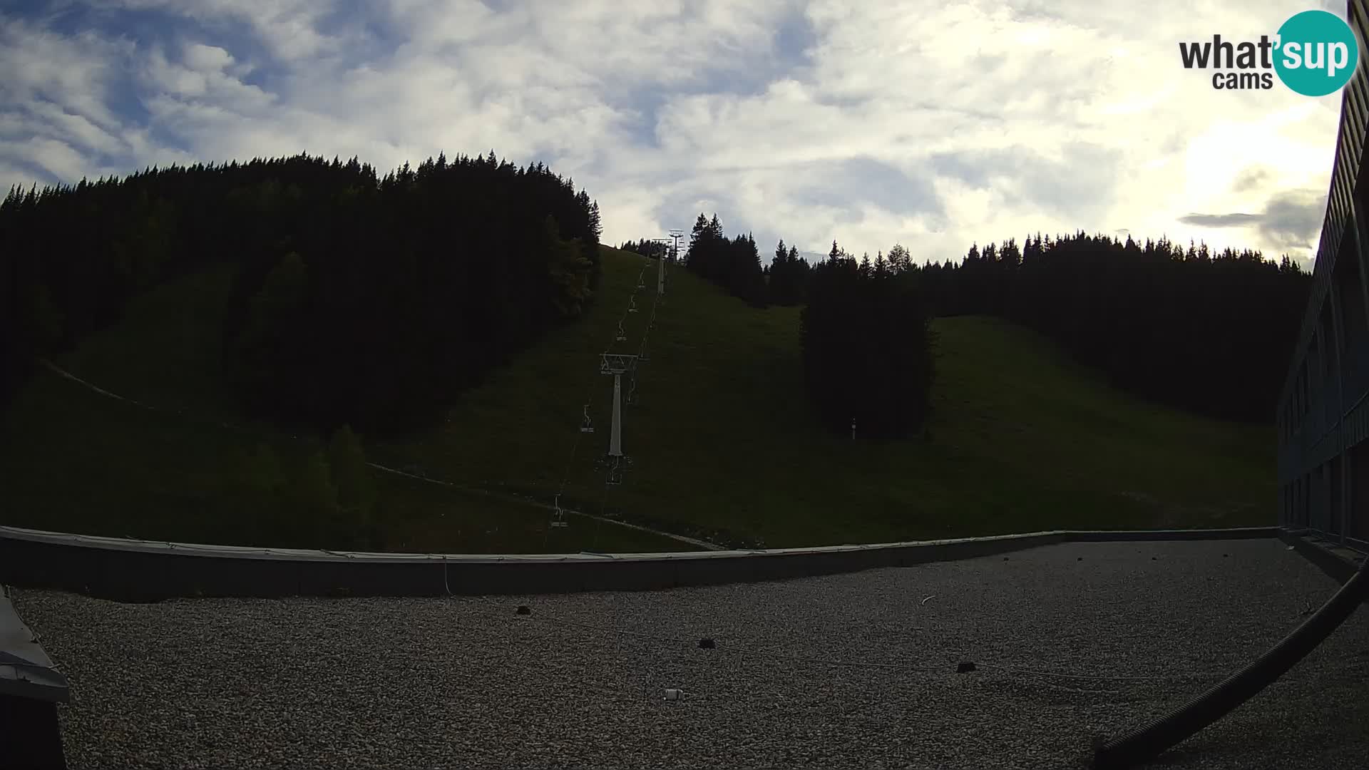 Cámara web en vivo de la estación de esquí GOLTE – vista a Medvedjak – Eslovenia