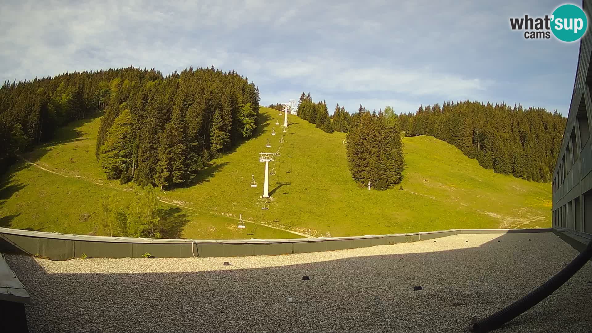 GOLTE Ski resort live webcam – view to Medvedjak – Slovenia
