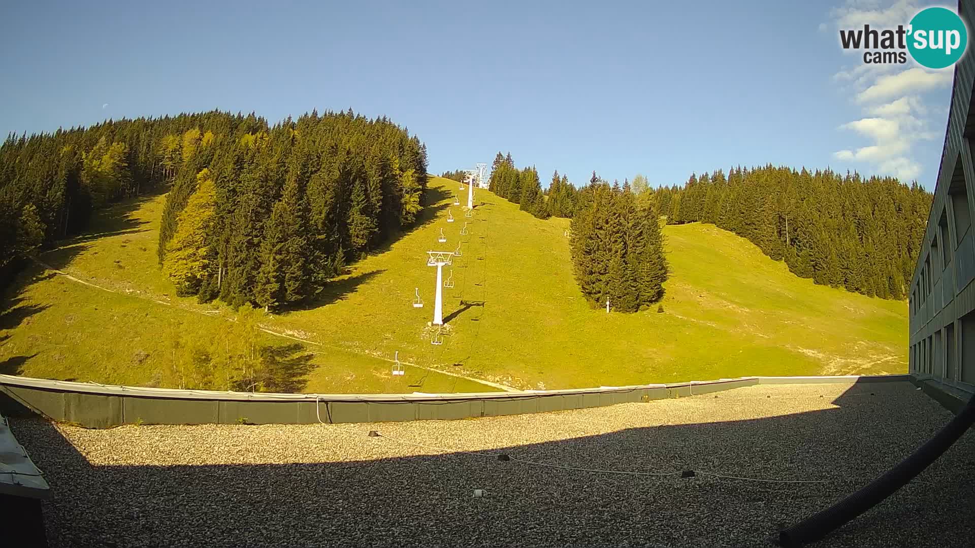 Cámara web en vivo de la estación de esquí GOLTE – vista a Medvedjak – Eslovenia