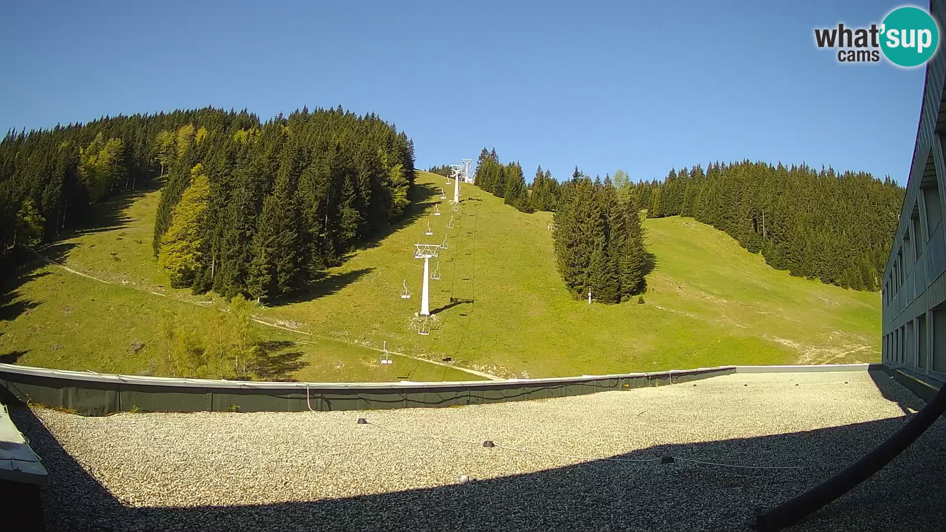 GOLTE Ski resort live webcam – view to Medvedjak – Slovenia