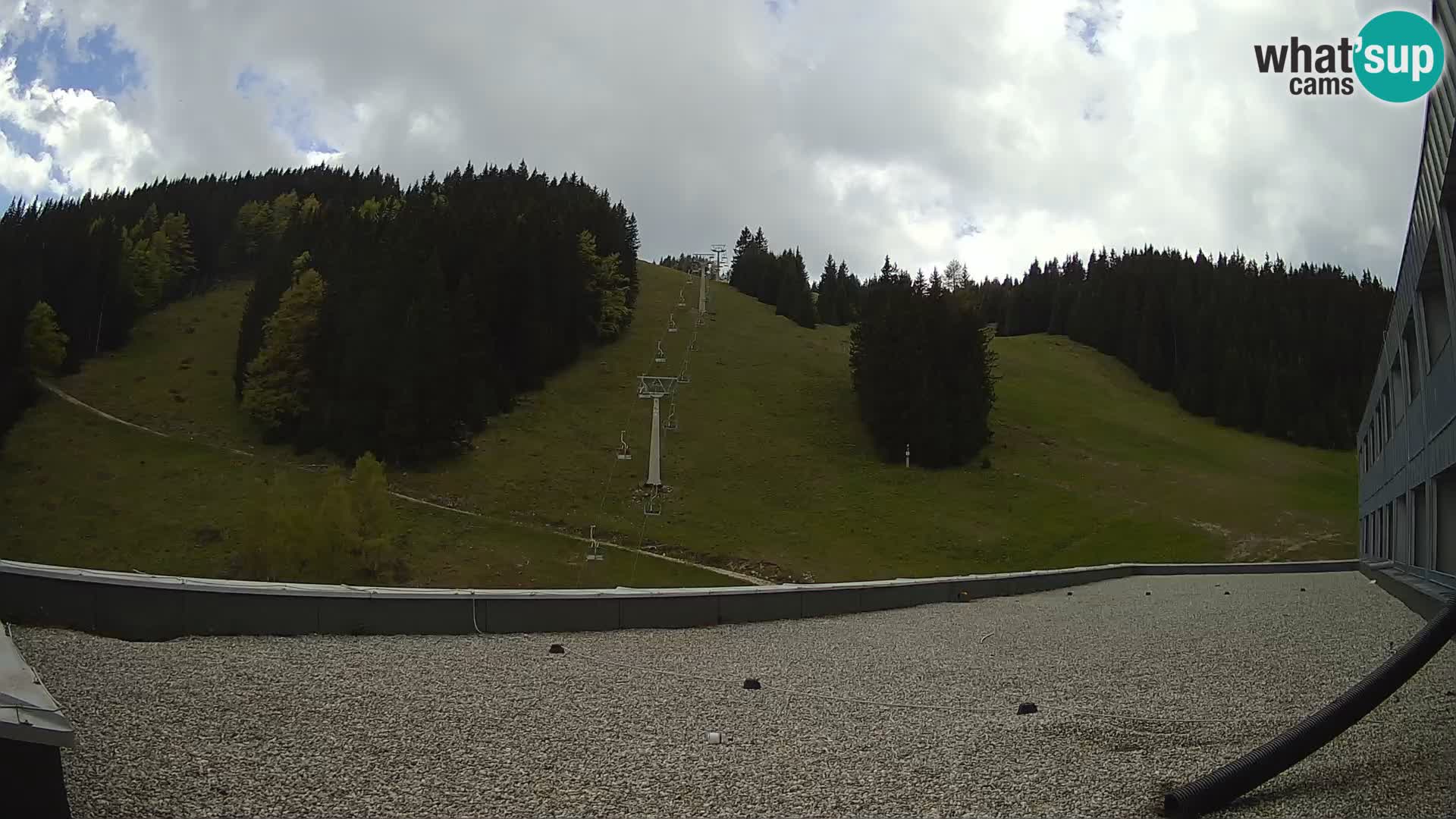 Cámara web en vivo de la estación de esquí GOLTE – vista a Medvedjak – Eslovenia