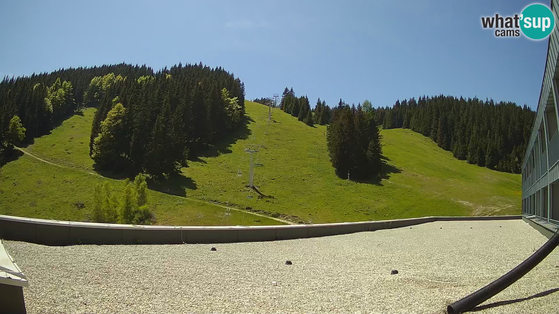 GOLTE Ski resort live webcam – view to Medvedjak – Slovenia