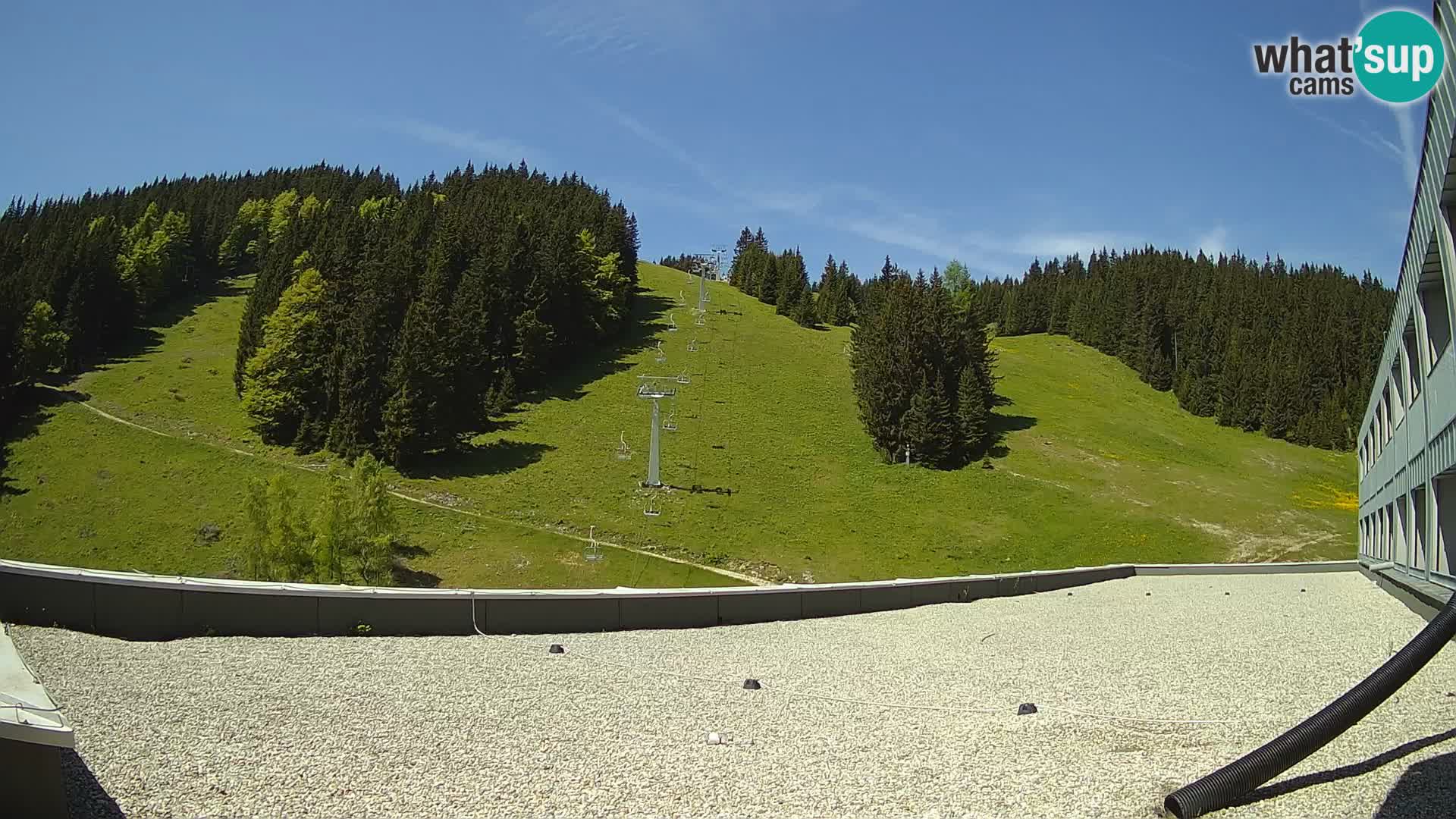 Webcam en direct de la station de ski de GOLTE – vue sur Medvedjak – Slovénie