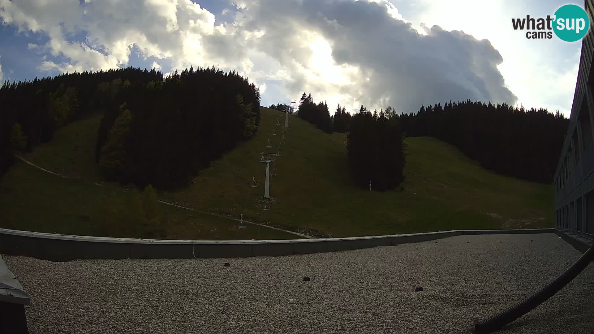 Cámara web en vivo de la estación de esquí GOLTE – vista a Medvedjak – Eslovenia