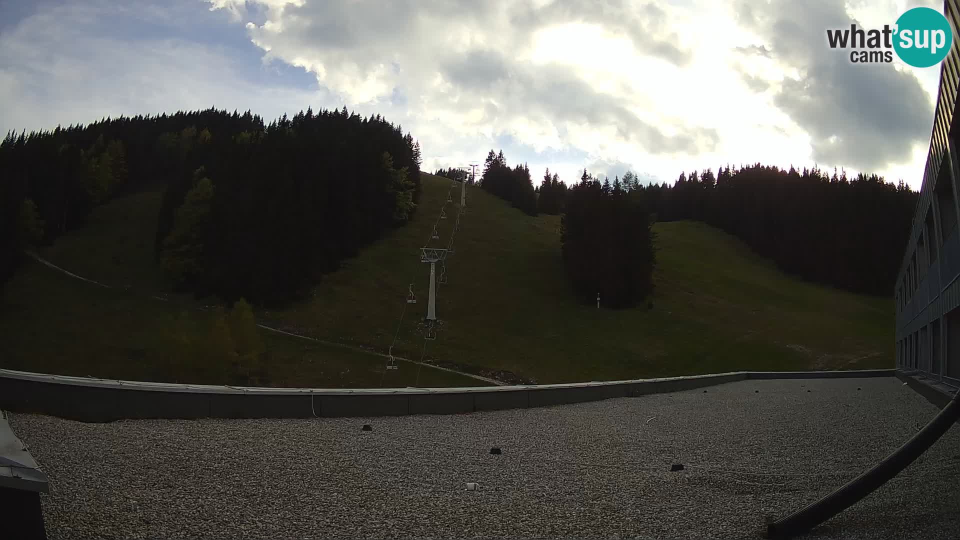 Cámara web en vivo de la estación de esquí GOLTE – vista a Medvedjak – Eslovenia