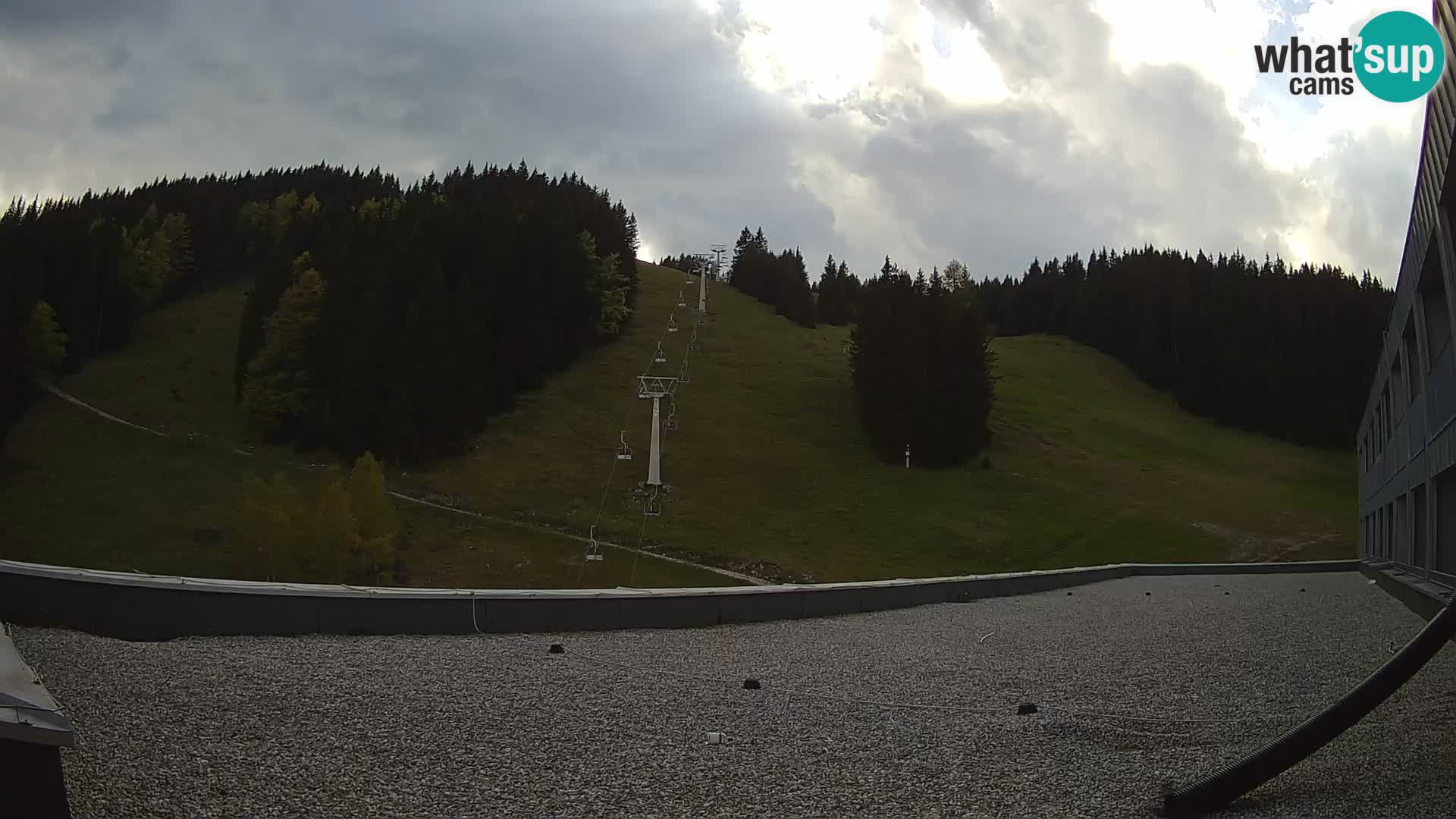 GOLTE skijalište web kamera – pogled na Medvedjak – Slovenija