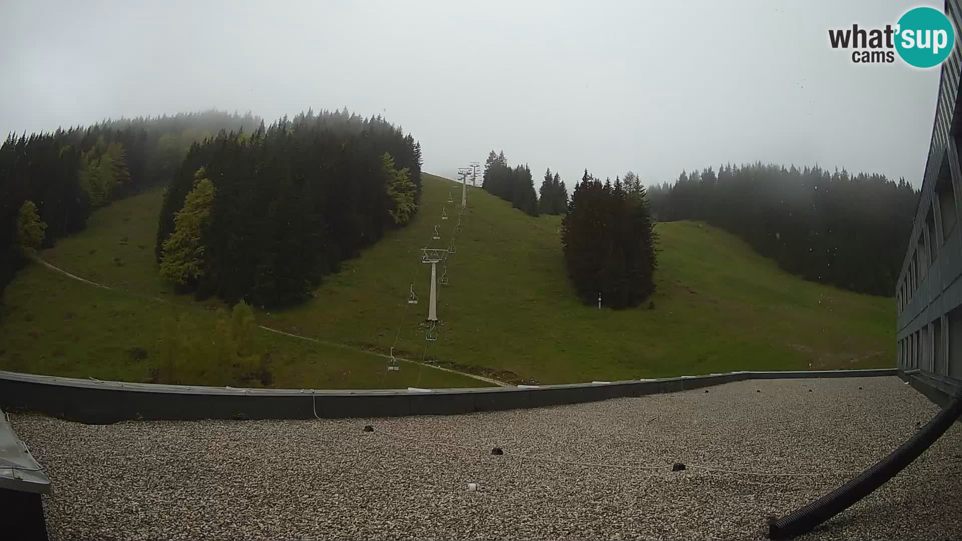 Cámara web en vivo de la estación de esquí GOLTE – vista a Medvedjak – Eslovenia