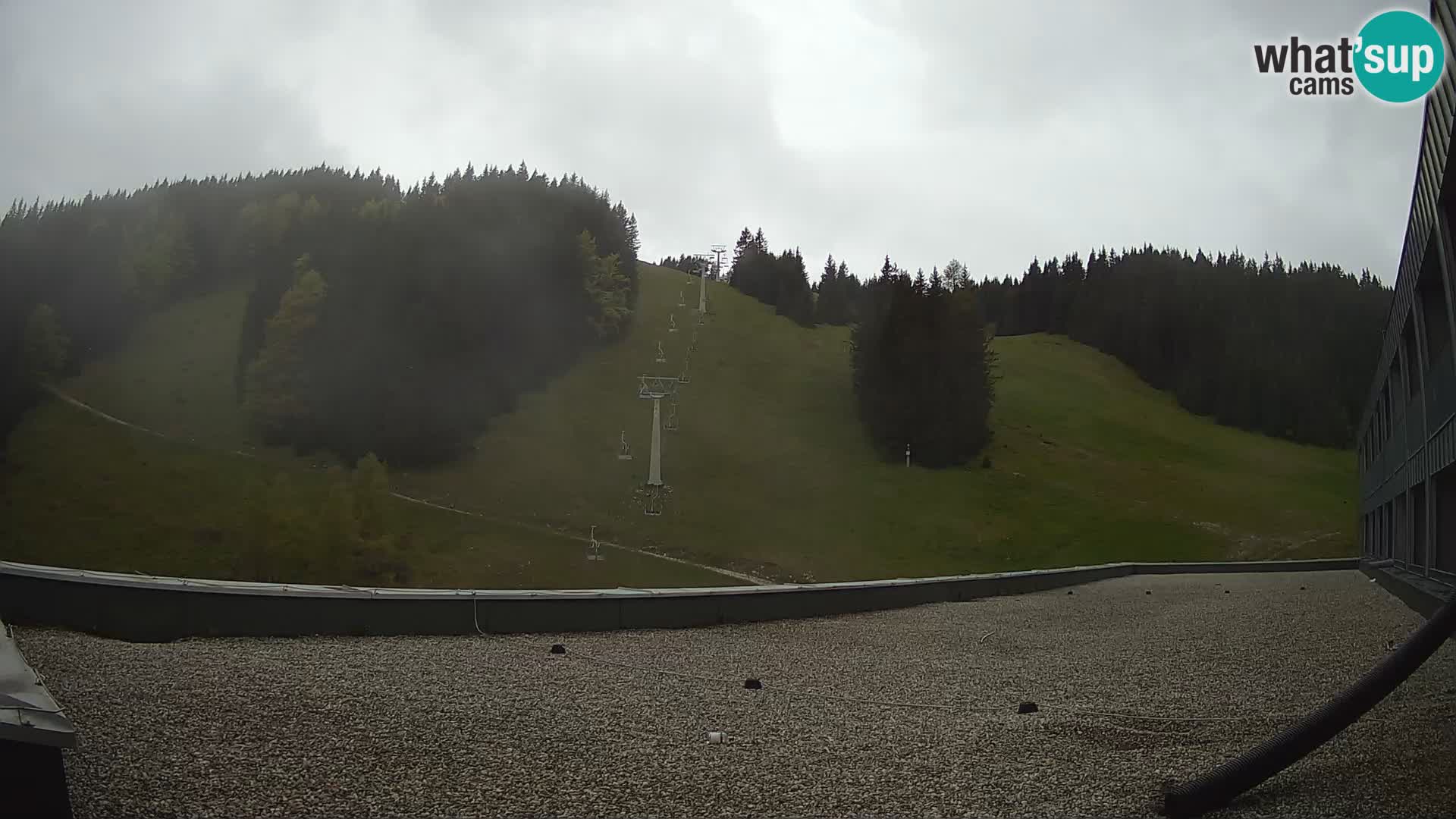 Cámara web en vivo de la estación de esquí GOLTE – vista a Medvedjak – Eslovenia