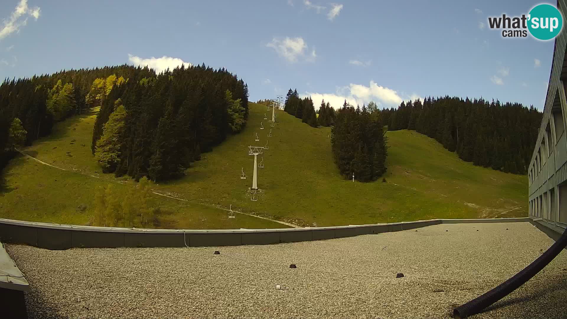 Cámara web en vivo de la estación de esquí GOLTE – vista a Medvedjak – Eslovenia