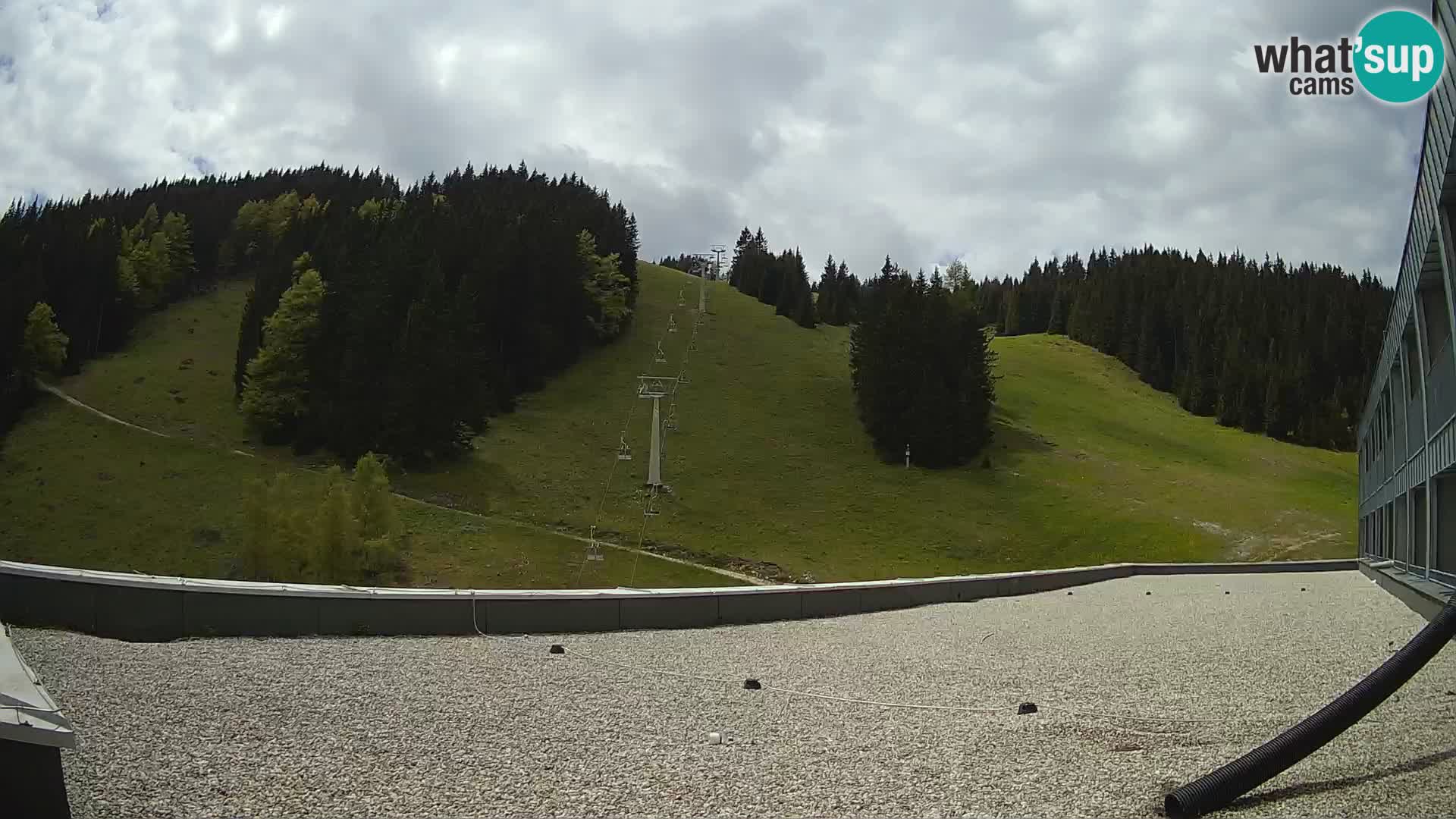 GOLTE Ski resort live webcam – view to Medvedjak – Slovenia