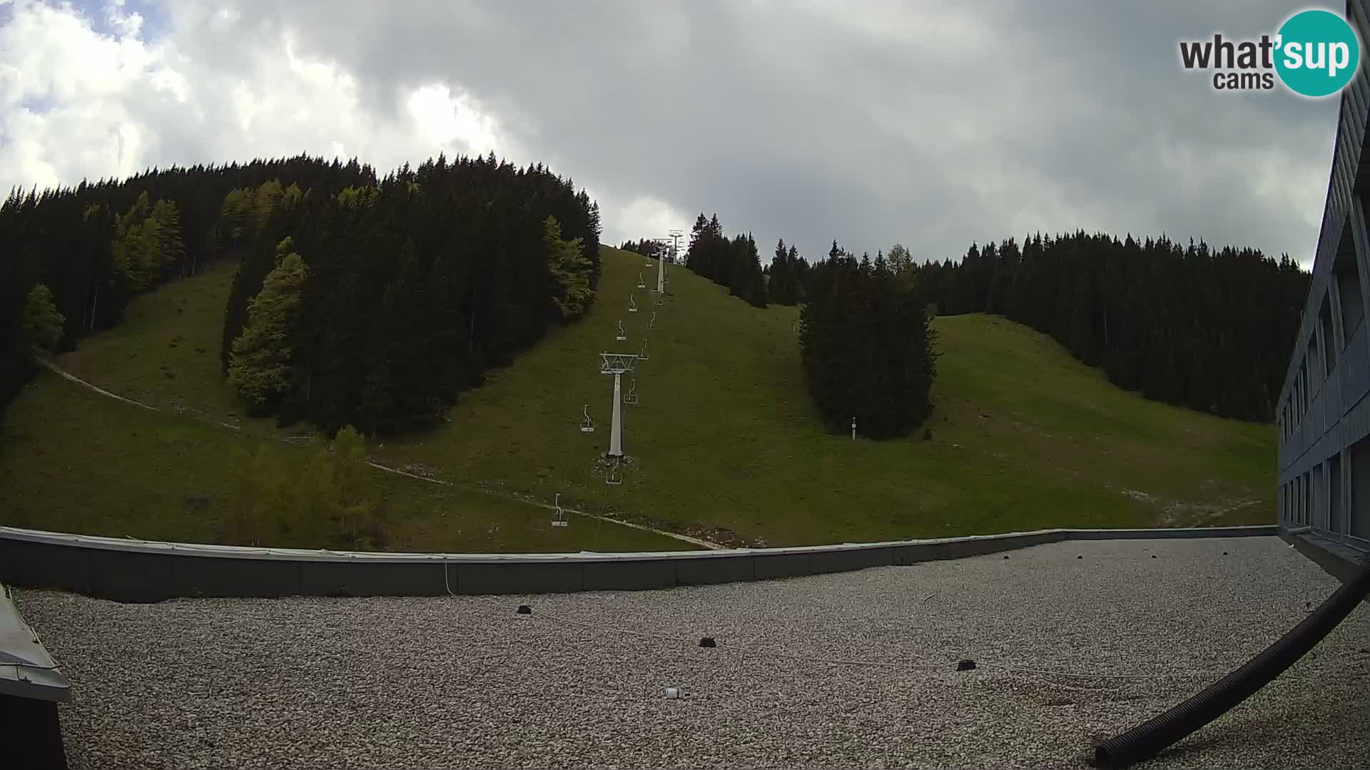 GOLTE Ski resort live webcam – view to Medvedjak – Slovenia