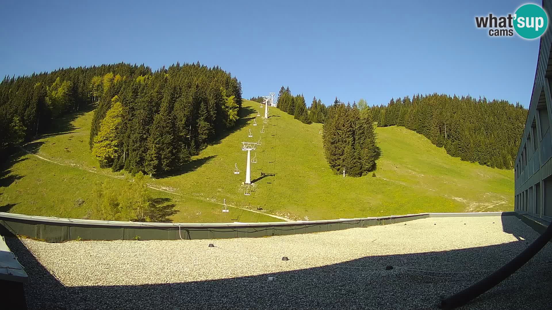 Webcam en direct de la station de ski de GOLTE – vue sur Medvedjak – Slovénie