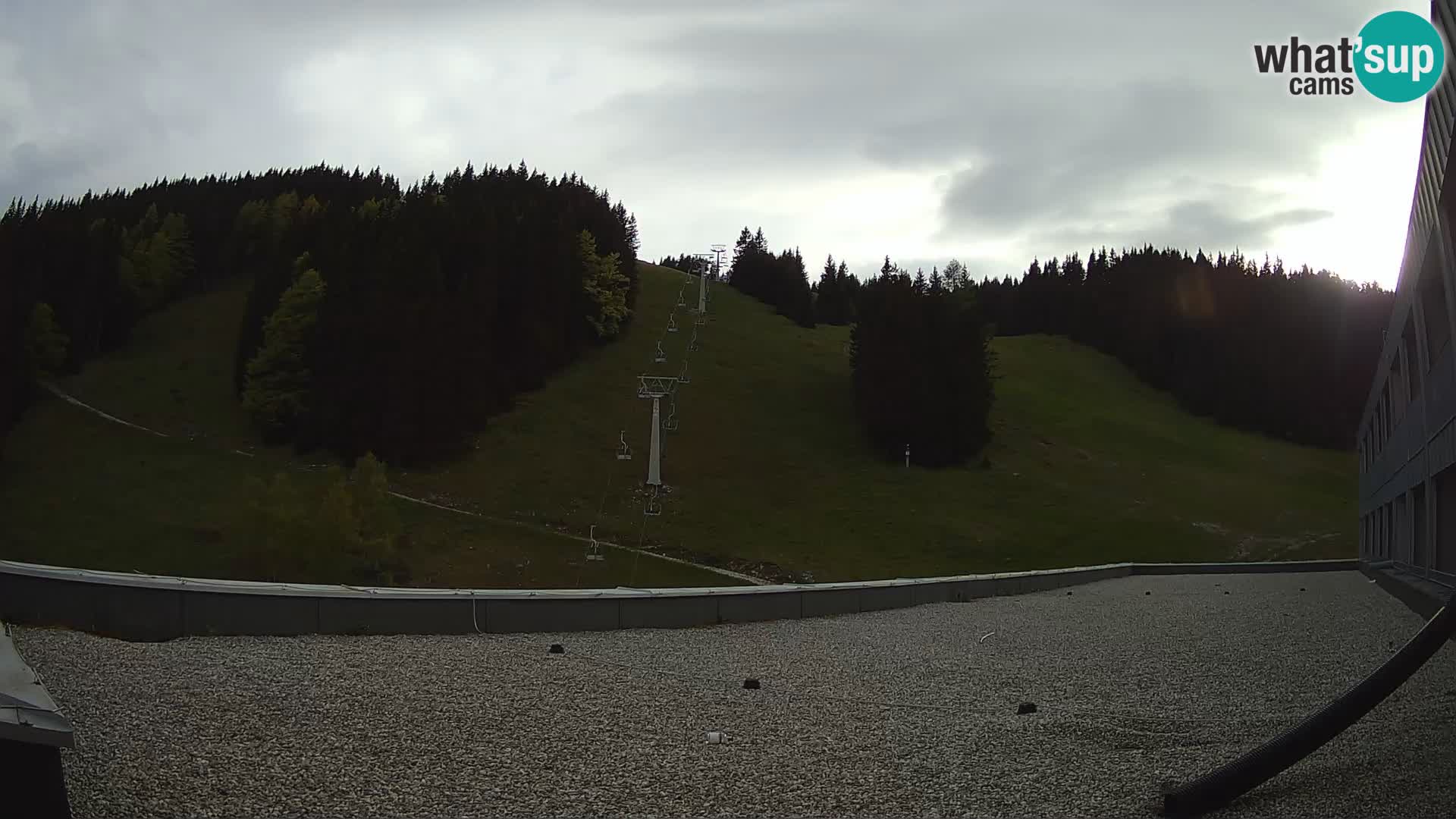 Cámara web en vivo de la estación de esquí GOLTE – vista a Medvedjak – Eslovenia
