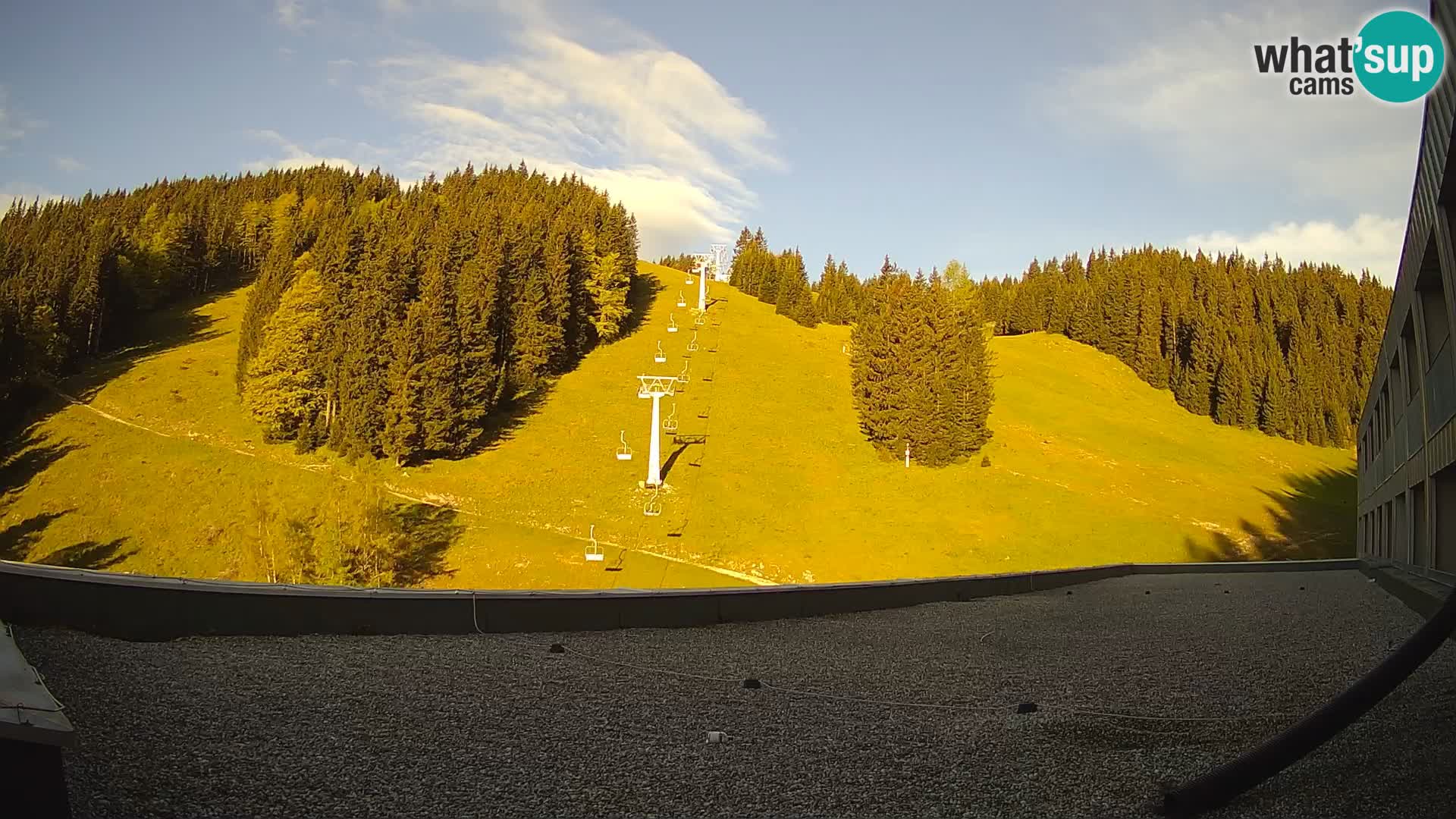 Webcam en direct de la station de ski de GOLTE – vue sur Medvedjak – Slovénie