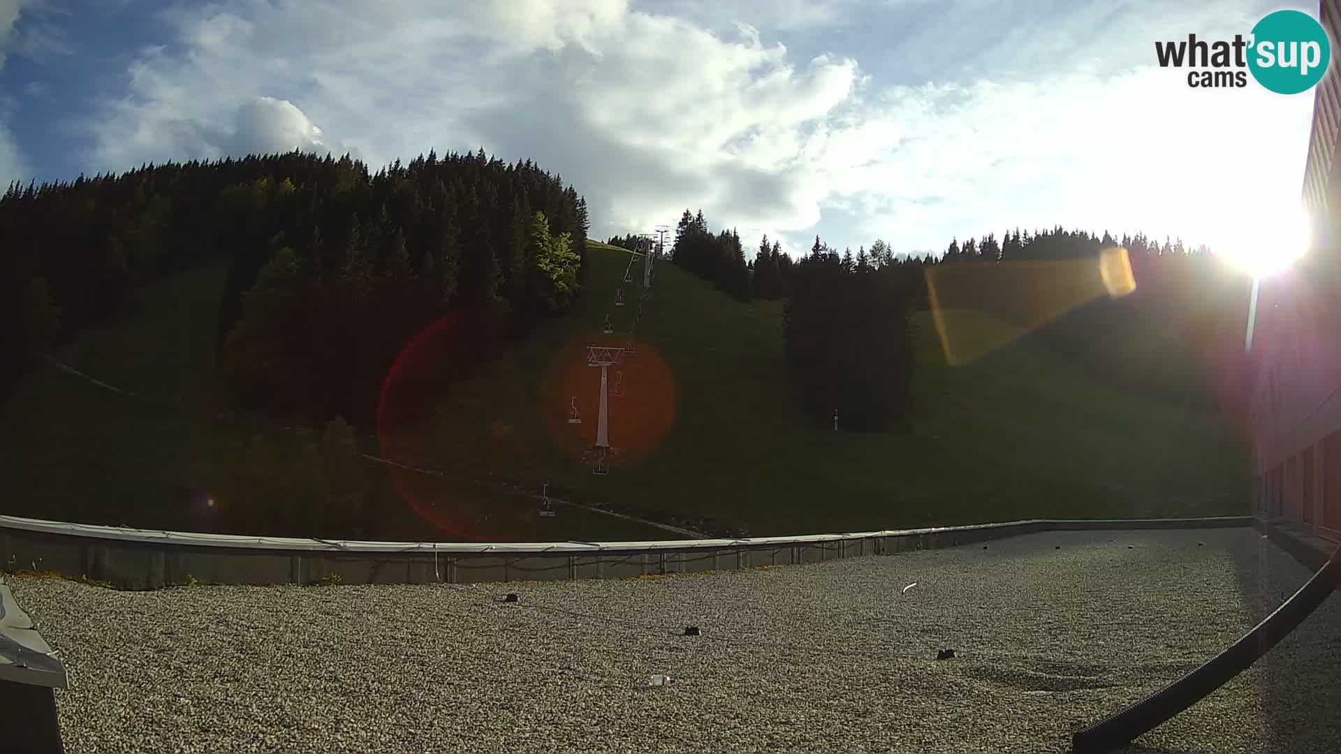 GOLTE skijalište web kamera – pogled na Medvedjak – Slovenija