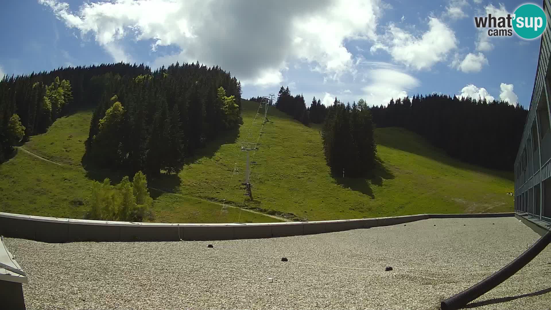 Cámara web en vivo de la estación de esquí GOLTE – vista a Medvedjak – Eslovenia
