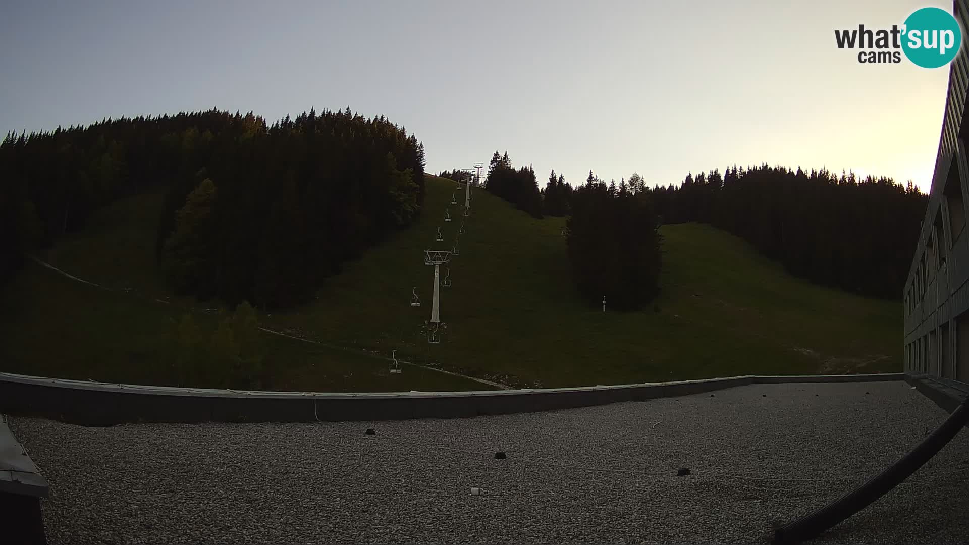Cámara web en vivo de la estación de esquí GOLTE – vista a Medvedjak – Eslovenia