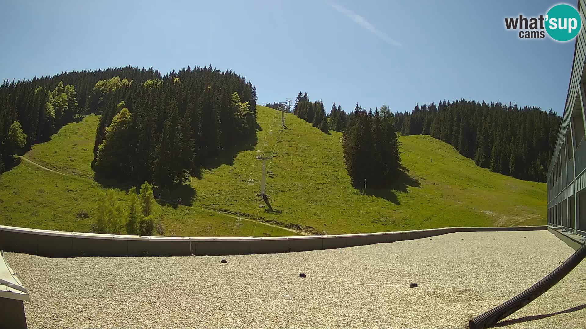 Webcam en direct de la station de ski de GOLTE – vue sur Medvedjak – Slovénie