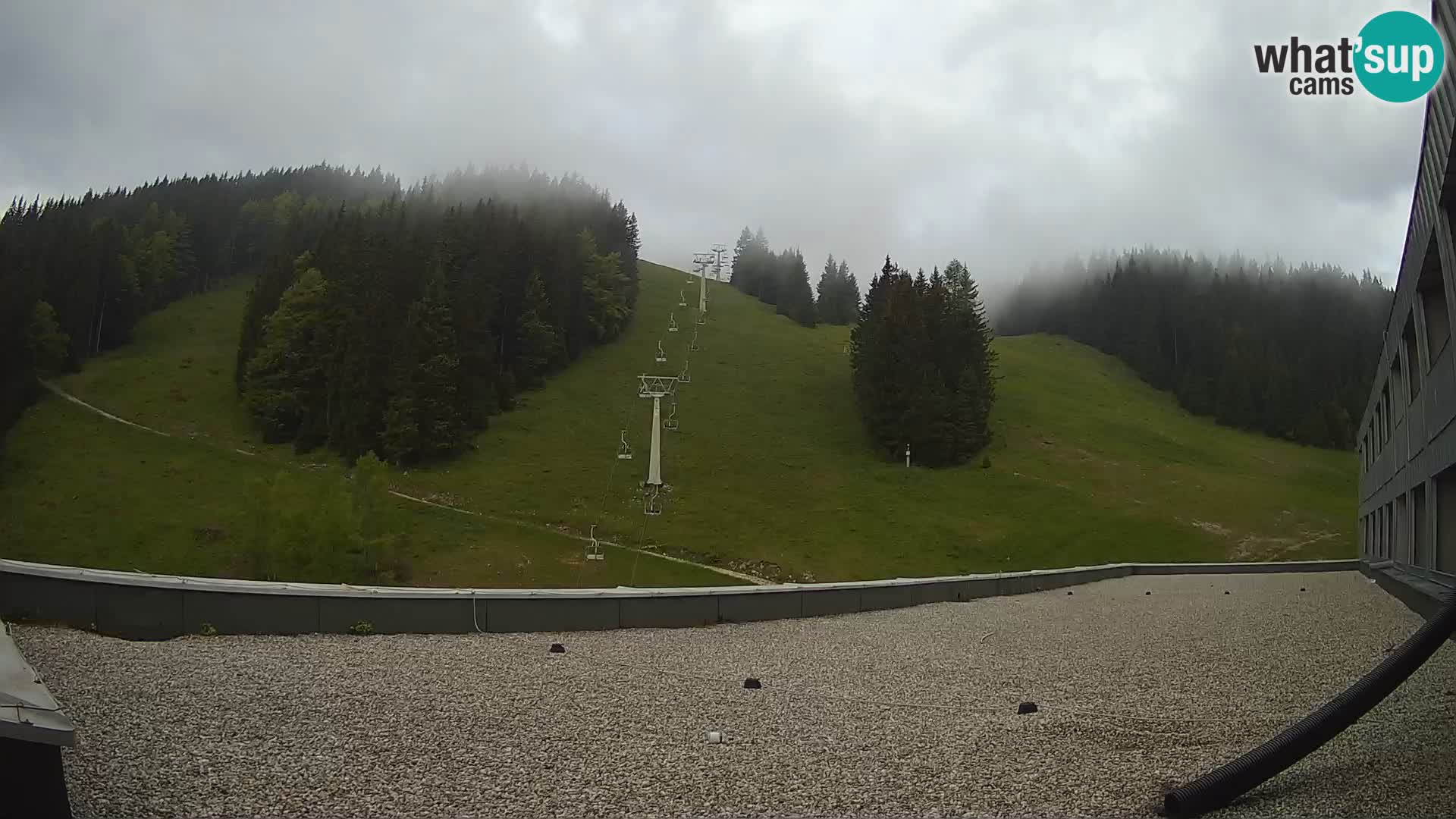 GOLTE skijalište web kamera – pogled na Medvedjak – Slovenija