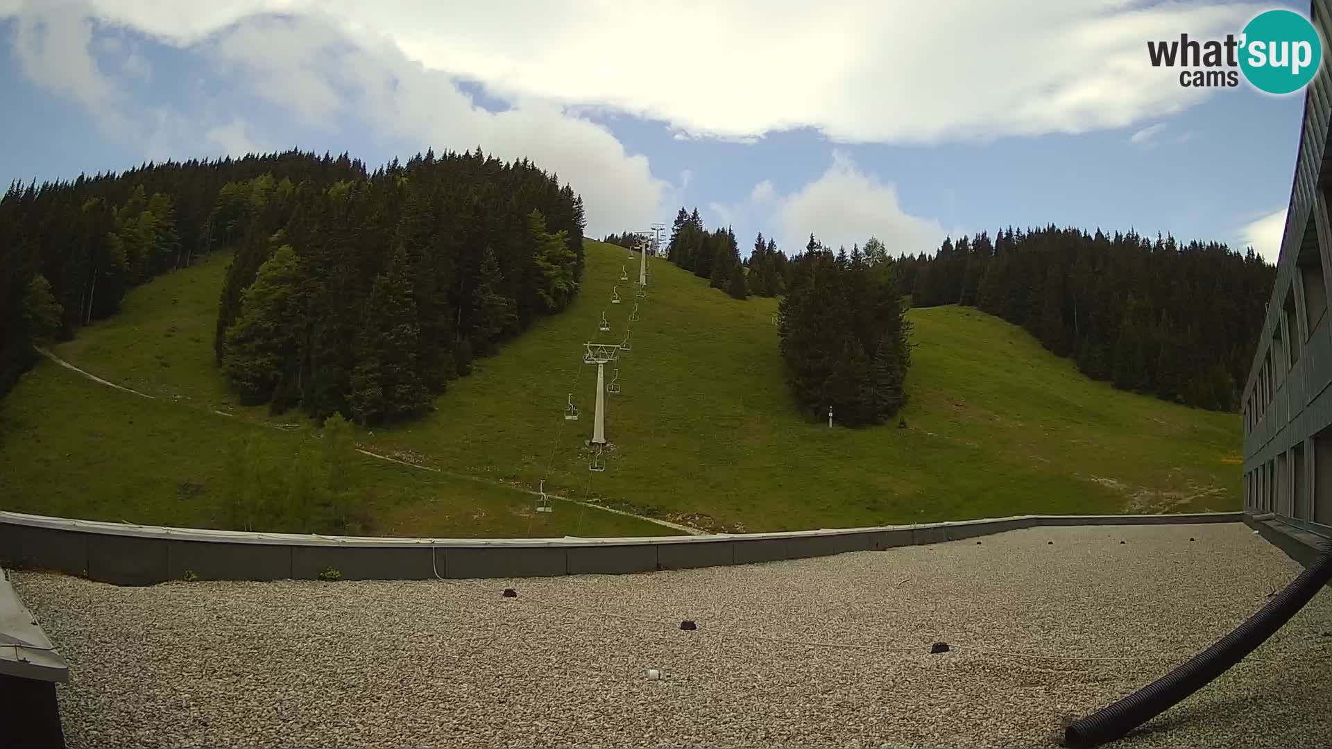 GOLTE Ski resort live webcam – view to Medvedjak – Slovenia