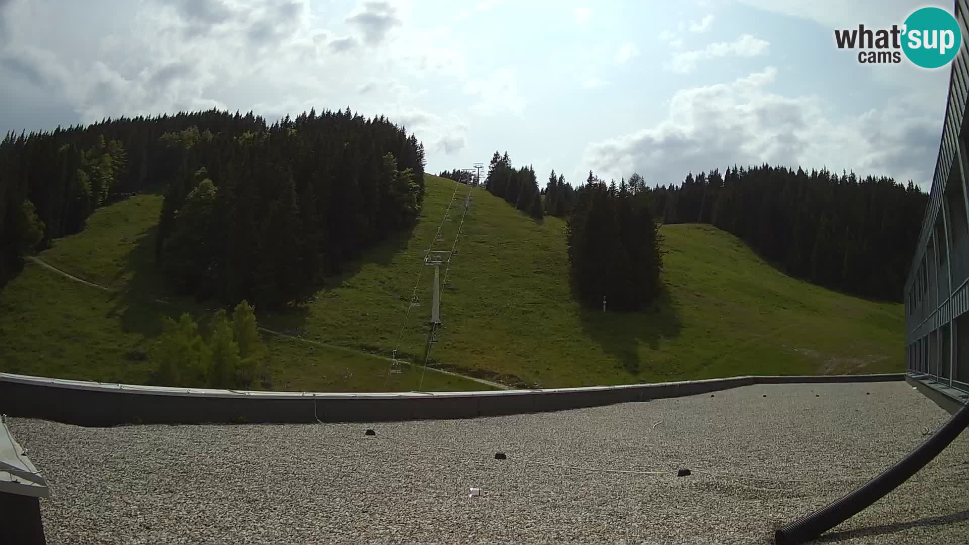 GOLTE Ski resort live webcam – view to Medvedjak – Slovenia