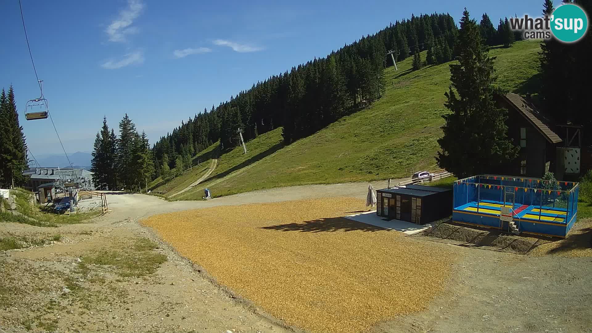 Cámara web en vivo de la estación de esquí GOLTE – vista a Medvedjak – Eslovenia