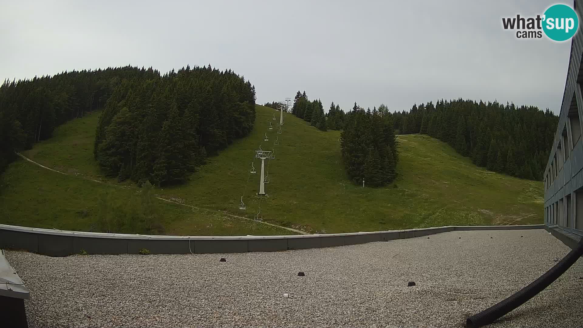 GOLTE Ski resort live webcam – view to Medvedjak – Slovenia