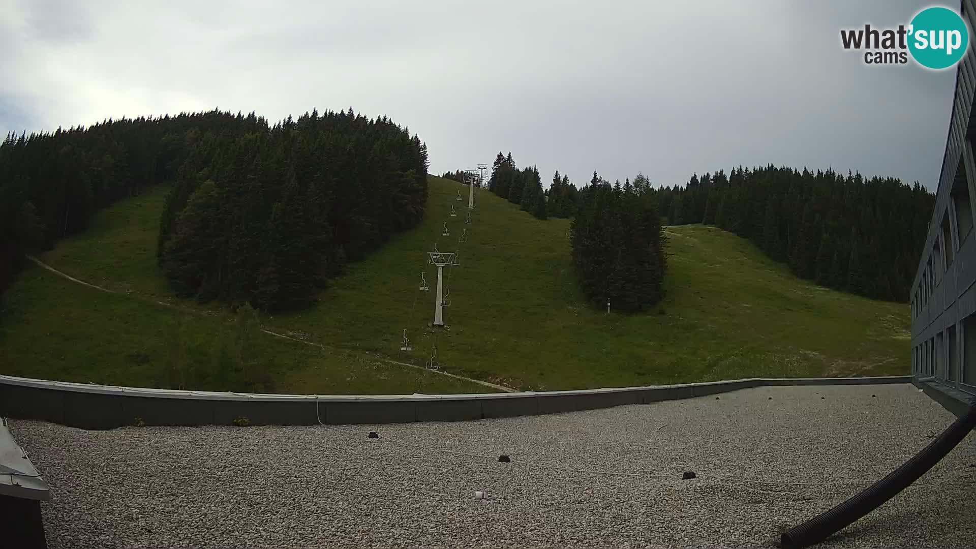 GOLTE Ski resort live webcam – view to Medvedjak – Slovenia