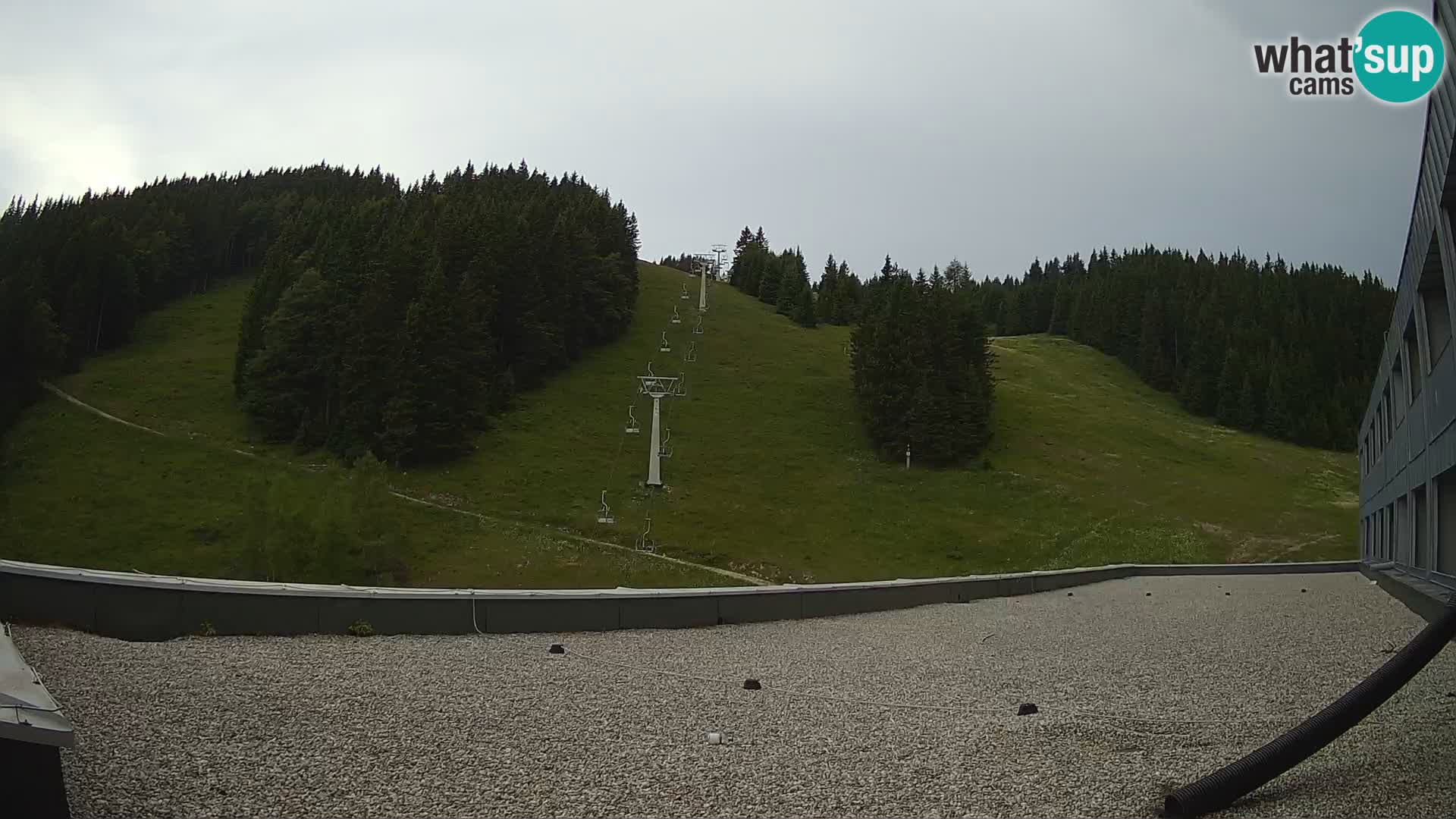 GOLTE Ski resort live webcam – view to Medvedjak – Slovenia