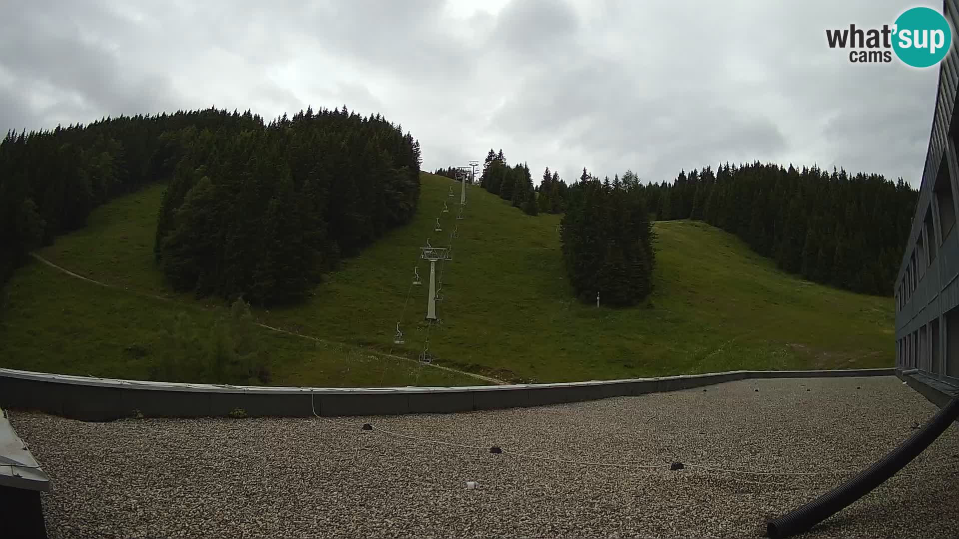 GOLTE Ski resort live webcam – view to Medvedjak – Slovenia