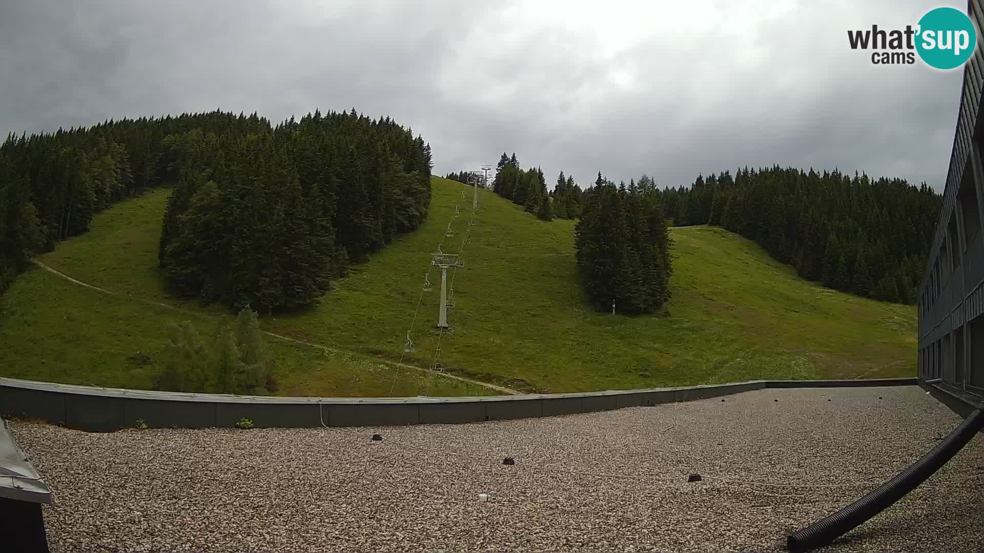 GOLTE Ski resort live webcam – view to Medvedjak – Slovenia
