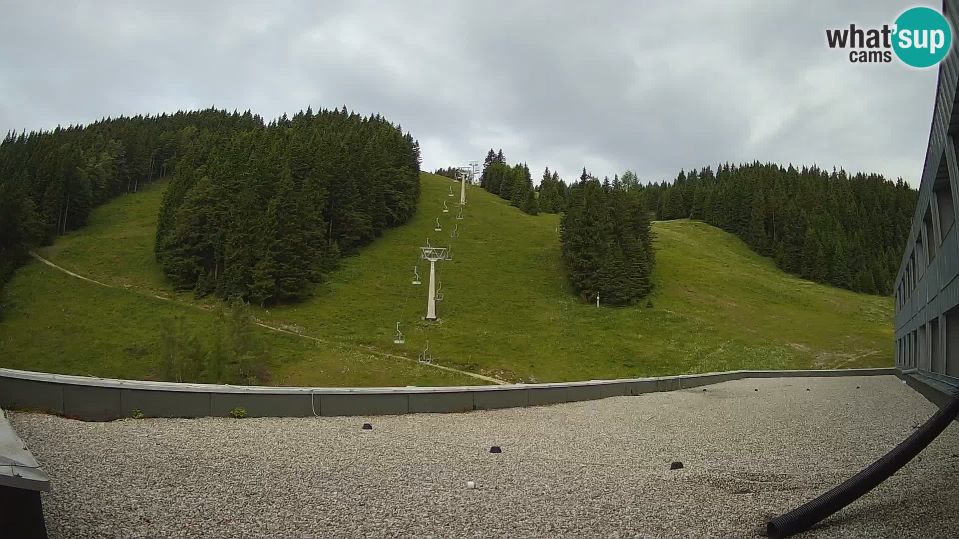 Cámara web en vivo de la estación de esquí GOLTE – vista a Medvedjak – Eslovenia